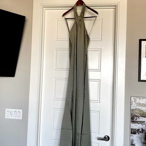 BHLDN Moss Green Bridesmaid dress
